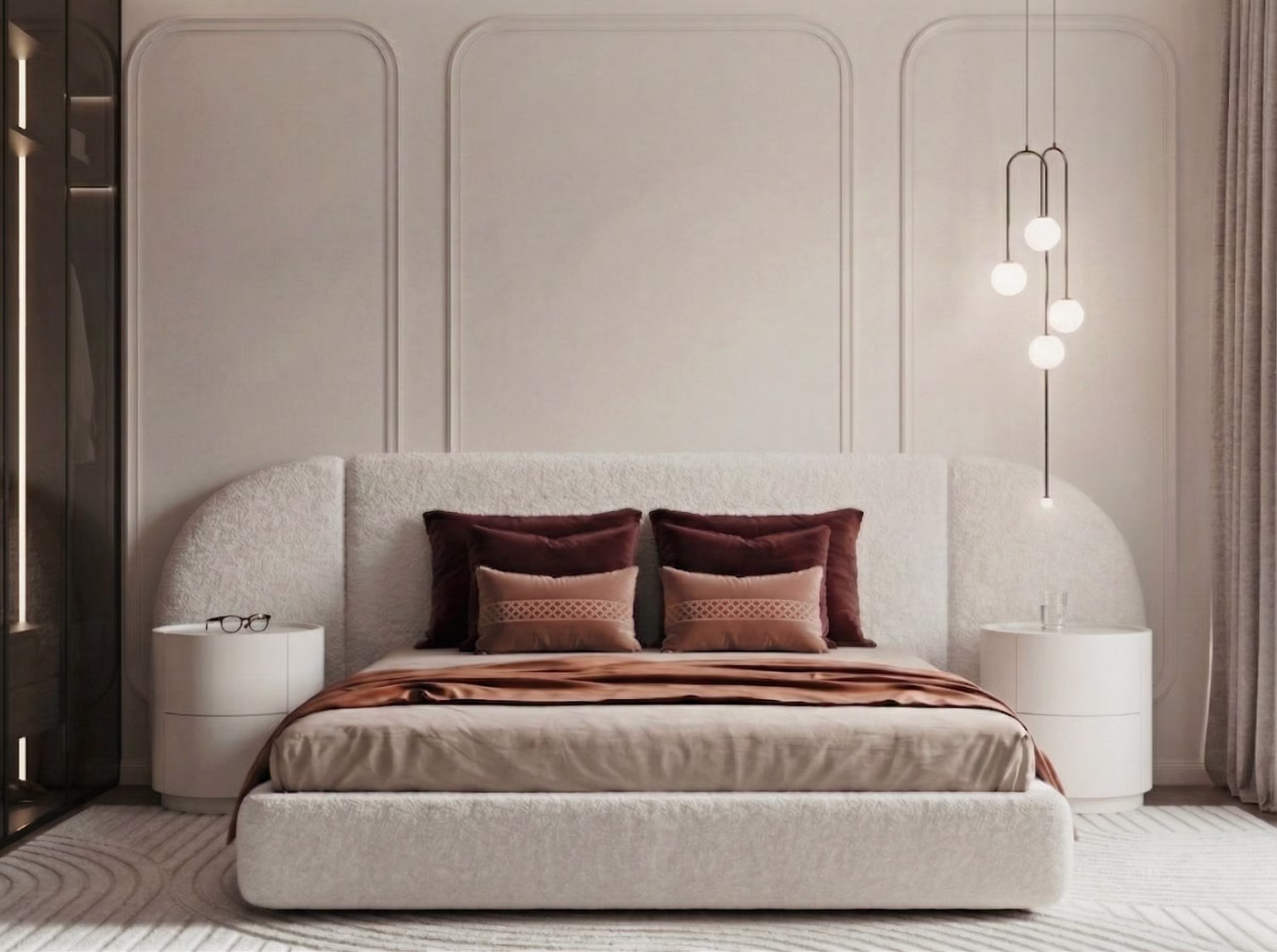 Макро снимок столешницы тумбы ORBA из камня